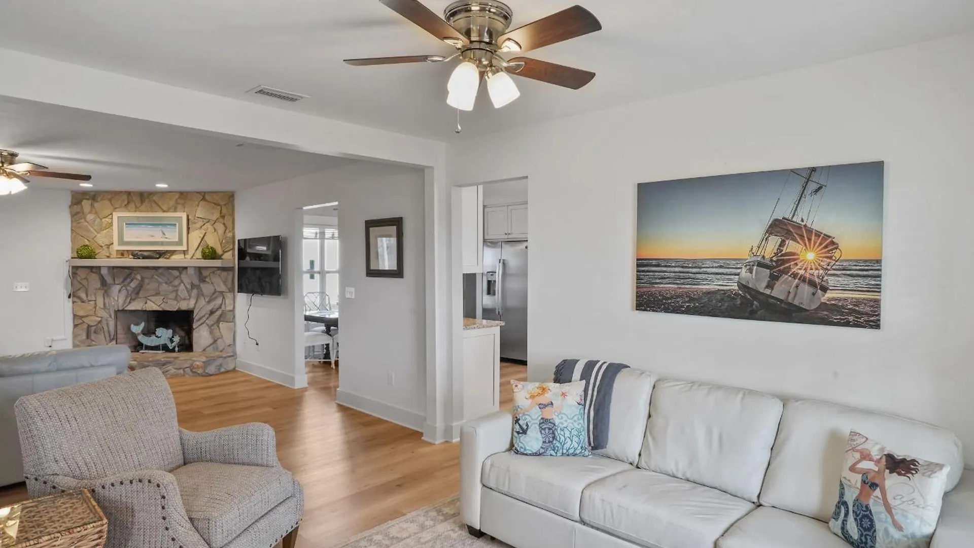 펜션 Southern Mermaid Cottage- Pet Friendly Fenced Port St. Joe