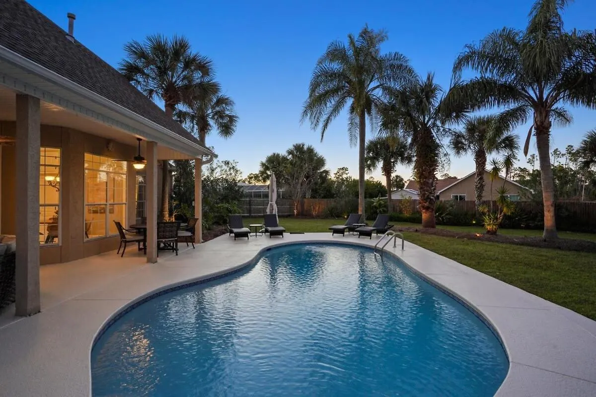2blk2beach-heatedpool-golfcart4-4-5br-3bath-slps16 Holiday home *