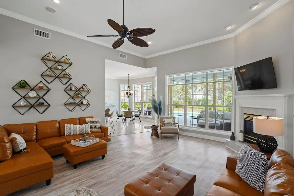 2blk2beach-heatedpool-golfcart4-4-5br-3bath-slps16 Holiday home *